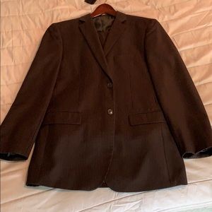 3 Piece brown pin striped suit